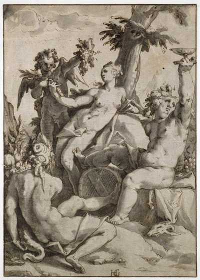 Ceres, Venus und Bacchus, 16. Jahrhundert von Hendrik Goltzius